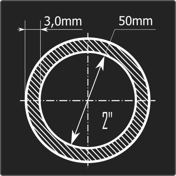 Труба ВГП 50*3,0 ст.08кп Феррум 6м ГОСТ 3262-75 Стык